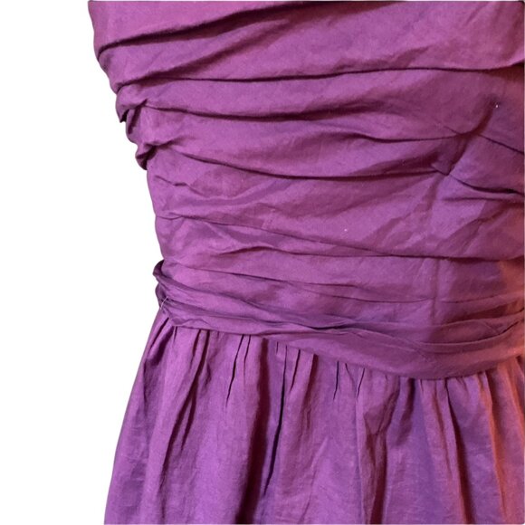 AFTER SIX - burgundy / purple - Tube short cocktail/ Bridesmaides dress - Medium - Picture 8 of 9